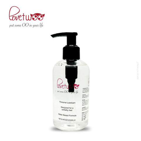 Lovetwoo sex lubricant water based, vaginal, anal, intimate, super slick Gel 250ml