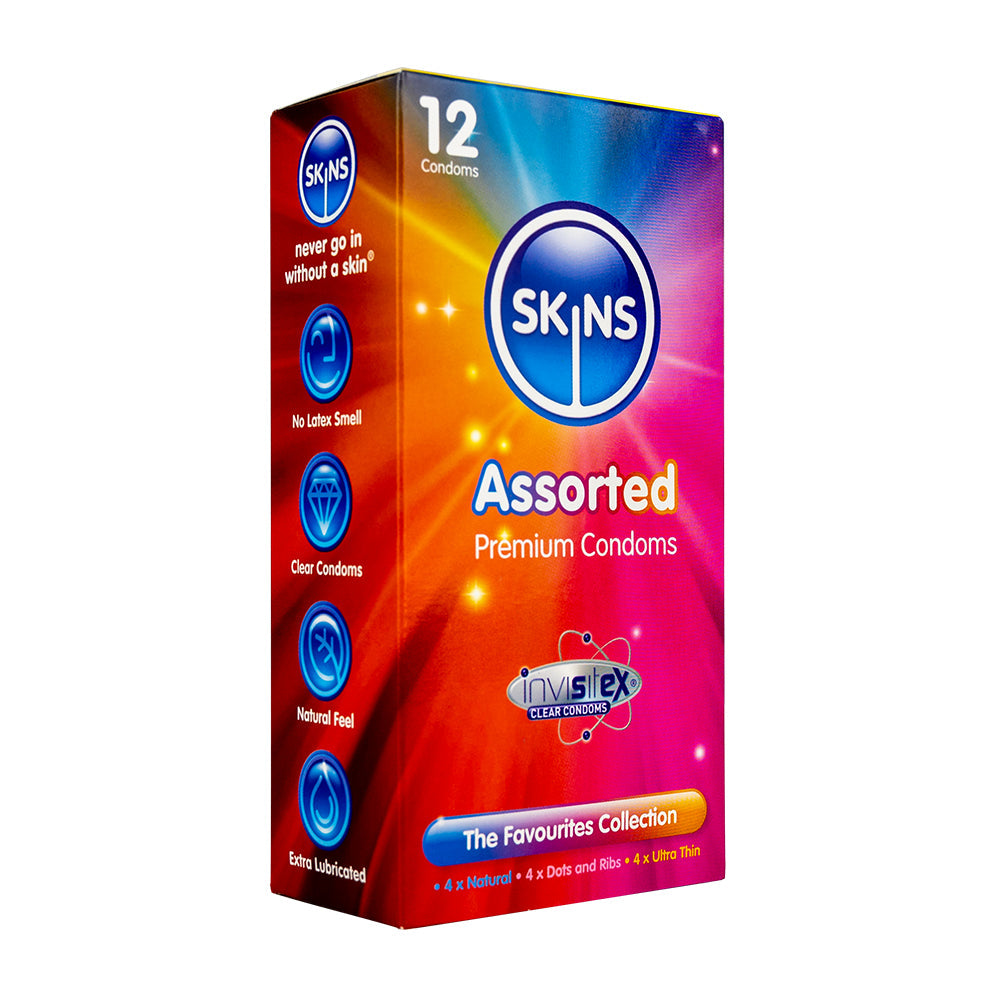 Skins Condoms Assorted 12 Pack International 1 - D&R  NAT  UT