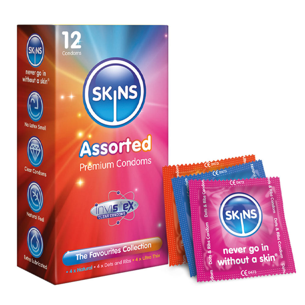 Skins Condoms Assorted 12 Pack -  - D&R  NAT  UT