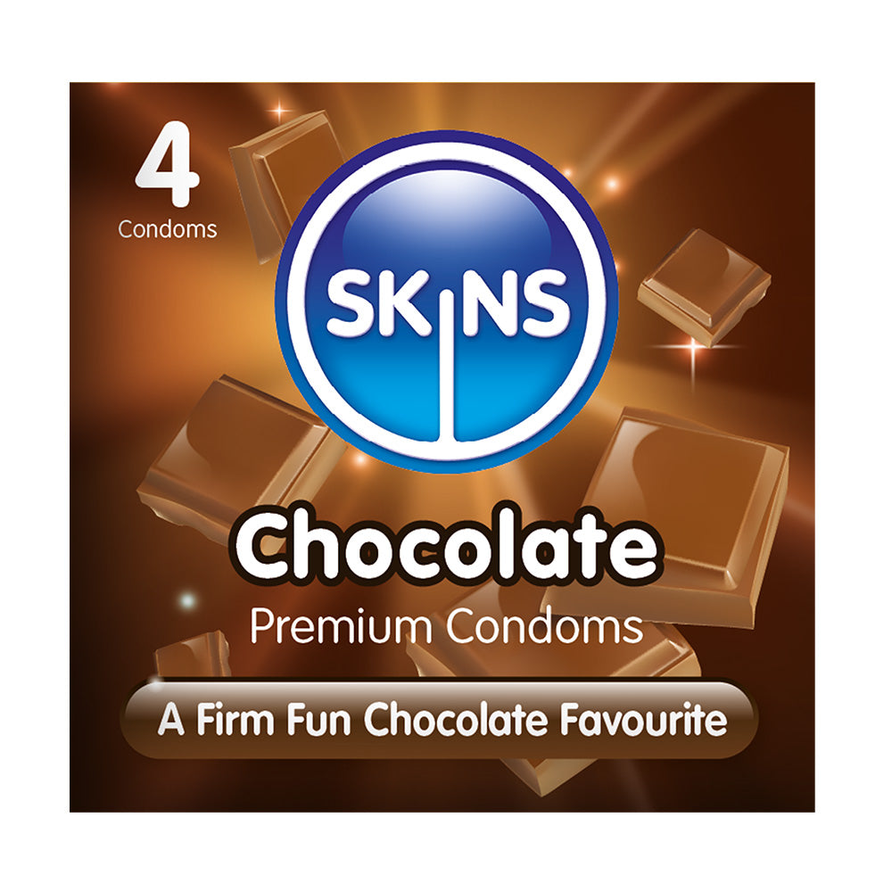 Skins Condoms Chocolate 4 Pack