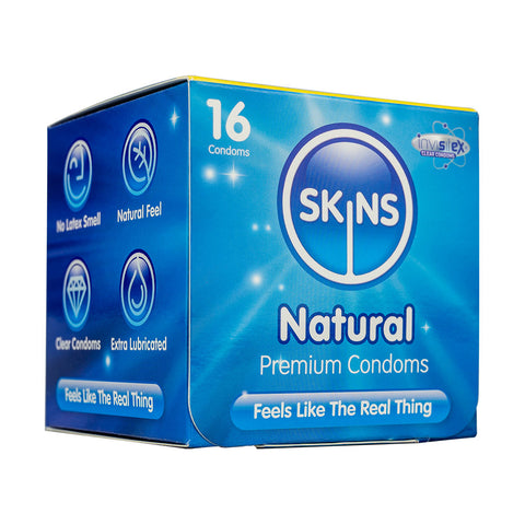 Skins Condoms Natural Cube 16 Pack
