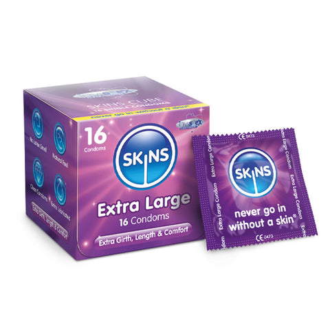 Skins Condoms Extra Large Cube 16 Pack