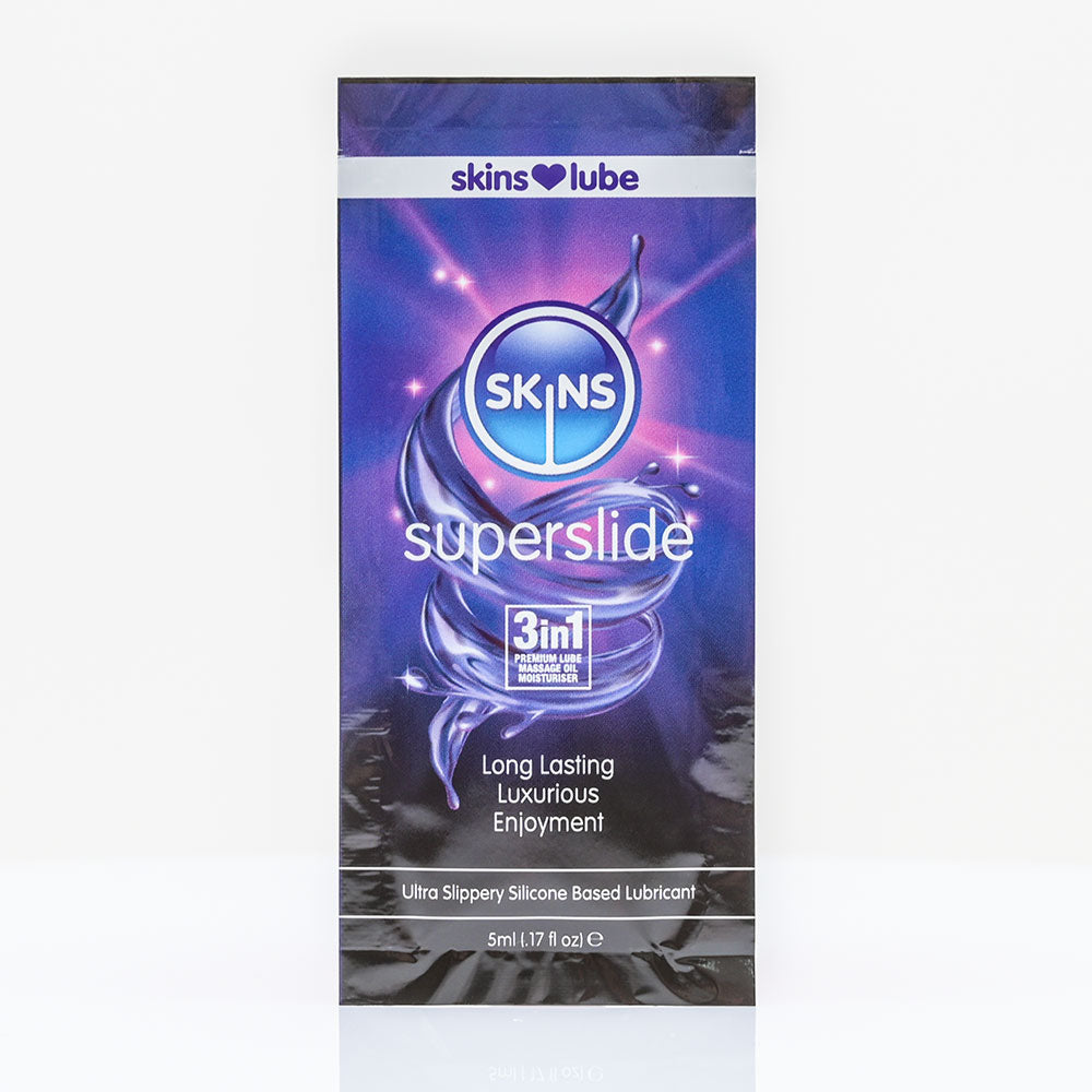 Skins Super Slide Silicone Based Lubricant - 5ml Foil